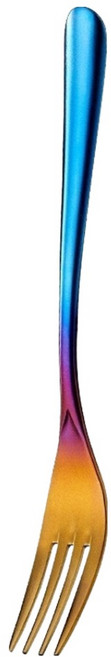 TEMPEST 純鈦義式餐具 義式款 餐叉 18.5cm, 1支, 烤藍款