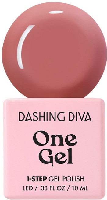 DASHING DIVA One Gel UV凝膠指甲油, C11 薄霧玫瑰, 10ml, 1瓶