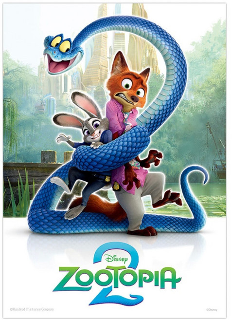 HUNDRED PICTURES 百耘圖 Zootopia 2 動物方城市2 拼圖 1 HPD0108-341, 混和顏色, 1個, 108片