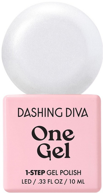 DASHING DIVA One Gel UV凝膠指甲油, G20 冰霜白, 10ml, 1瓶