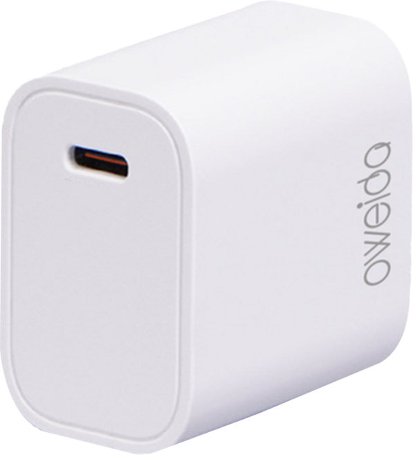 OWEIDA 歐威達 22W 1 Port USB-C 電源供應器 氮化鎵 直插 白色