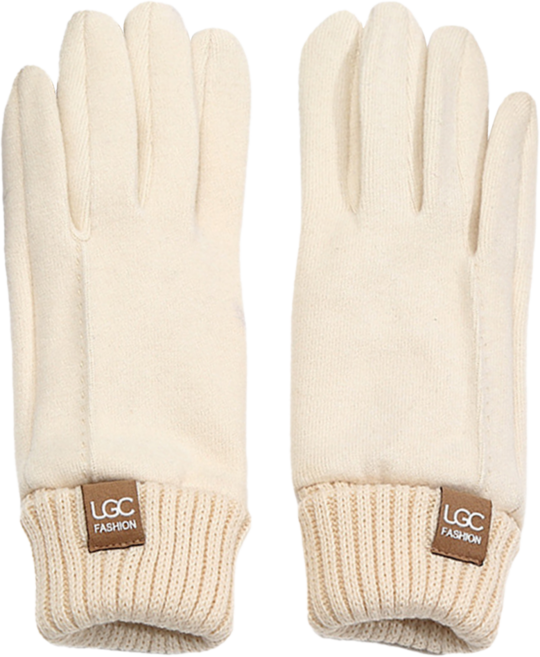 LGC FASHION 秋冬羊絨羅口觸屏騎行手套/防風防寒手套/登山手套/滑雪手套/海釣防凍手套