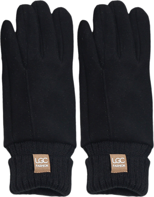 LGC FASHION 秋冬羊絨羅口觸屏騎行手套/防風防寒手套/登山手套/滑雪手套/海釣防凍手套