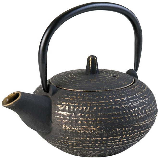 ibili Osaka 鑄鐵濾茶壺, 墨金色, 400ml, 1個