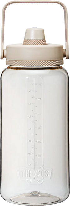THERMOS 膳魔師 輕水瓶 TP436-TMT, 奶茶色, 2L, 1個