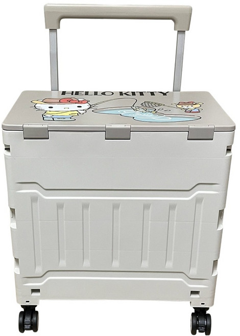 Hello Kitty 凱蒂貓 購物滾輪車 SKT3169, 釣魚時光, 1個