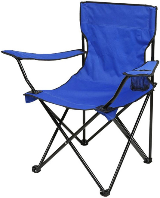 FOLDING CHAIR 便㩦扶手疊椅色, 寶藍, 1個