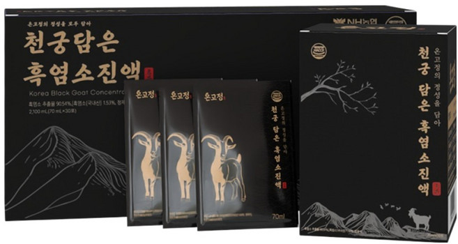 Ongojung 黑山羊真液 30包, 1個, 2.1L