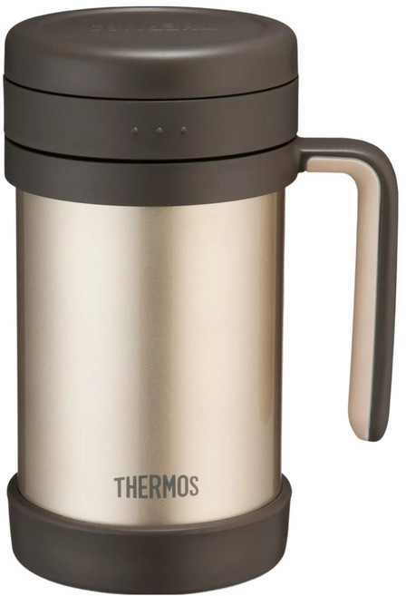 THERMOS 膳魔師 不鏽鋼真空保溫杯 TCMF-501-GL, 金色, 1個, 500ml
