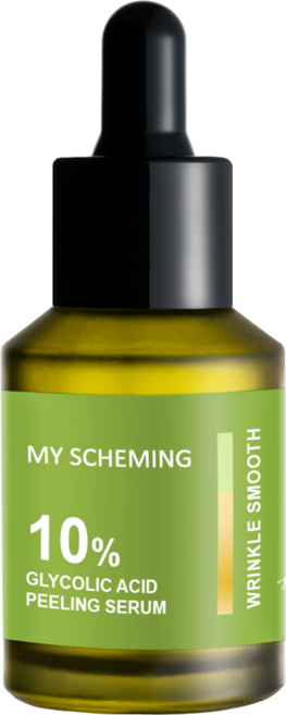 MY SCHEMING 我的心機 10%甘醇酸角質調理精華, 1件, 30ml
