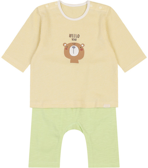 absorba 嬰幼兒 Hohoru 七分棉質家居服上下套裝