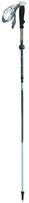 Naturehike 挪客 光跡5 EXT碳纖維五節折疊外鎖登山杖 DS017, 冰川藍, 1個