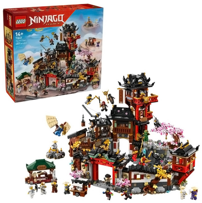 LEGO 旋風忍者系列 幻影忍者 The Old Town 15th Anniversary 71861, 混和顏色, 1個