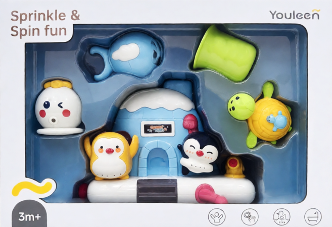 PLAYFUL TOYS 頑玩具 戲水轉轉樂, 混和顏色, 1套