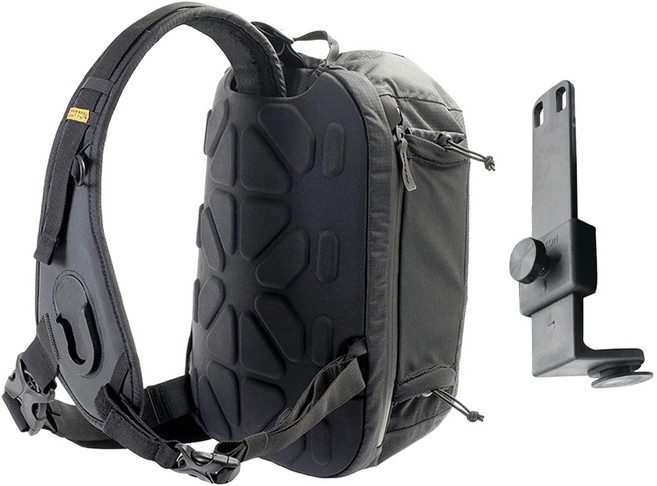 Cotton Carrier Hyker Slingbag for Camera 斜揹包 + Flytdeck 無人機支架套組, 黑色, 1套