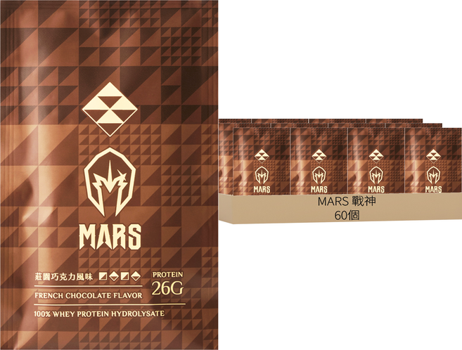 MARS 戰神 水解乳清蛋白 莊園巧克力風味, 35g, 60個