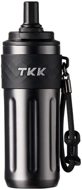 TKK 悅動雙飲保溫瓶316不鏽鋼, 鎢鋼色, 1個, 500ml