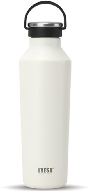 TYESO 泰碩 304不鏽鋼運動保溫瓶, 雪峰白, 500ml, 1個