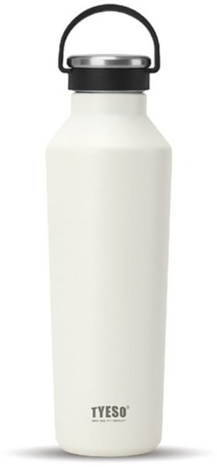 TYESO 泰碩 304不鏽鋼運動保溫瓶, 雪峰白, 750ml, 1個