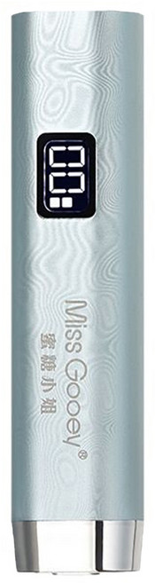 Miss Gooey 蜜糖小姐 日式一字美甲燈/手持速乾光療燈, 1個, 天青色