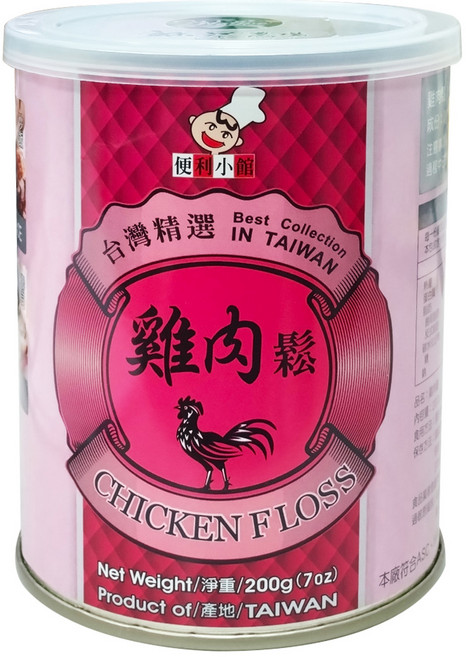 便利小館 雞肉鬆, 200g, 1個