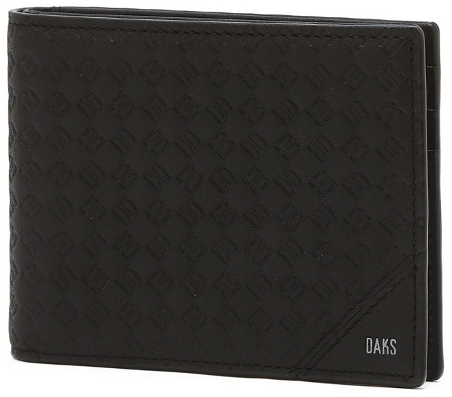 DAKS 男士 DD壓紋 Louis Bias 纖薄短夾
