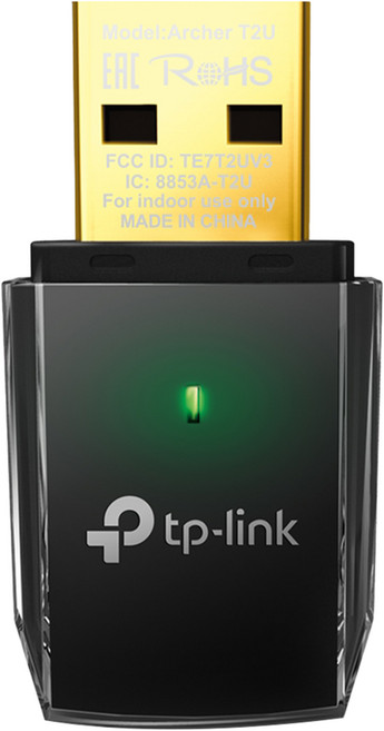 TP-Link AC600 無線雙頻USB網卡, Archer T2U, 1個