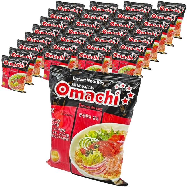Omachi 越南牛肉風味泡麵 XOT BO HAM 79g, 30包