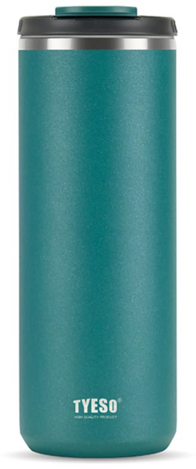 TYESO 泰碩 304不鏽鋼便攜翻蓋保溫杯, 墨綠色, 1個, 750ml