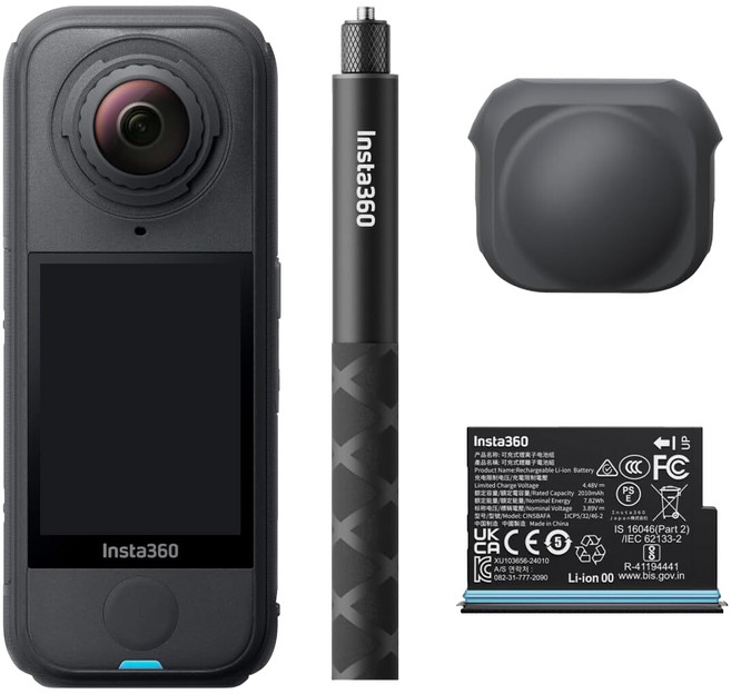 Insta360 運動攝影機 入門套裝, 黑色, X4 AIR