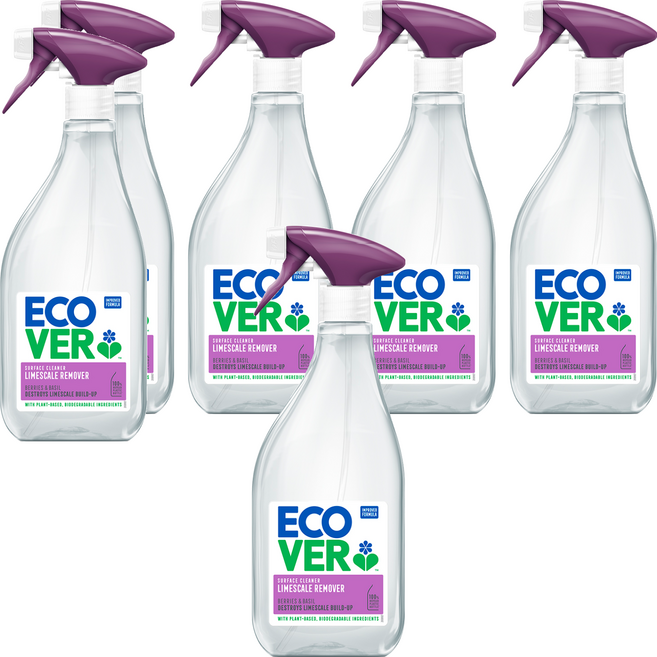 ECOVER 宜珂 水垢浴廁清潔劑, 6個, 500ml