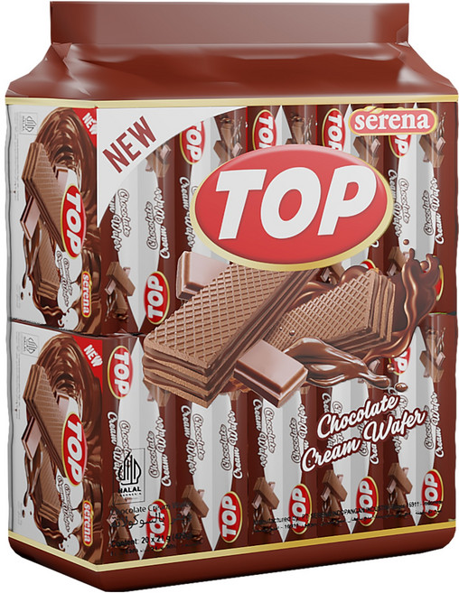Maxim 麥心 T.O.P Serena 巧克力威化餅 20入, 1個, 420g