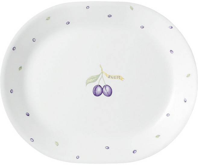 Corelle Brands 康寧餐具 腰子盤, 紫梅, 1個