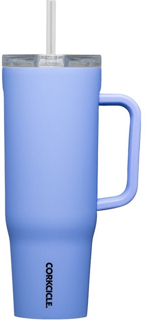 CORKCICLE. 酷仕客 Cruzer 不鏽鋼保冷大容量手把吸管隨行杯, 長春花, 1個, 1.18L