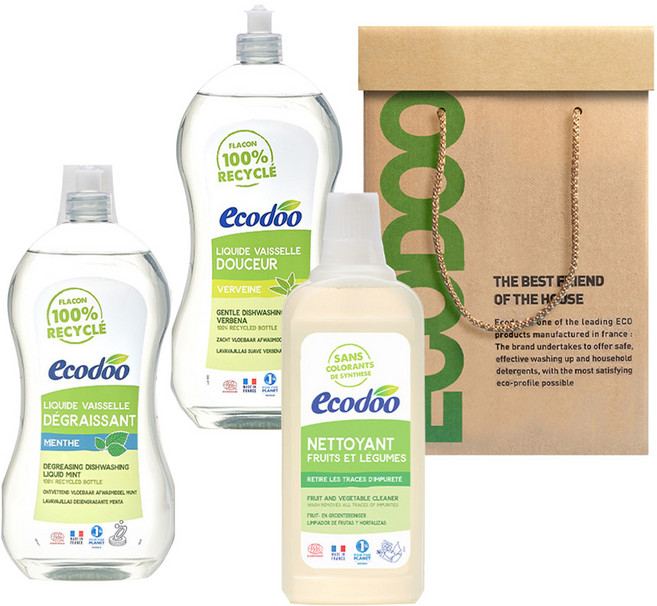 ecodoo 水果廚房清潔劑禮盒, 1套
