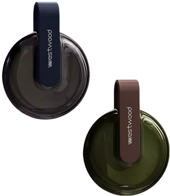westwood pill box 頂級高級時尚假牙收納盒2件組, 綠色, 黑色, 1套