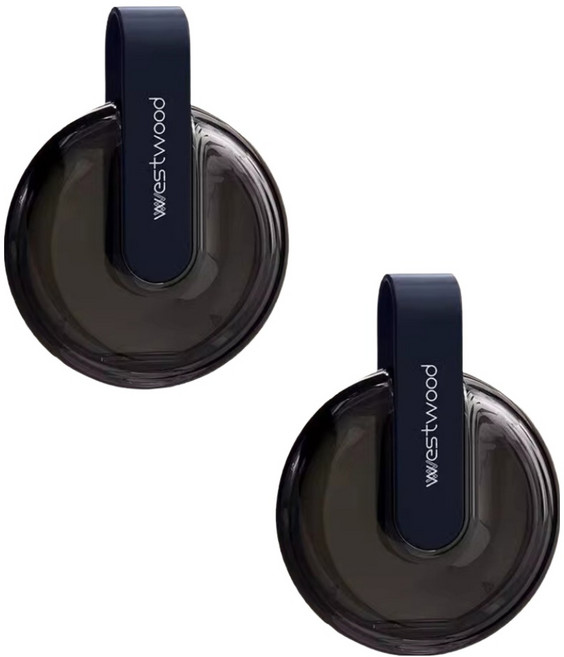 westwood pill box 優質高級時尚假牙保管盒, 黑色b, 2個
