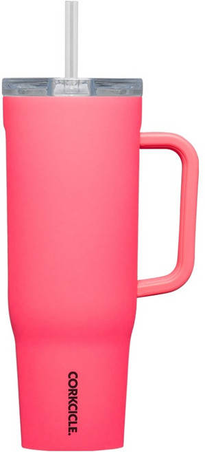 CORKCICLE. 酷仕客 Cruzer 不鏽鋼保冷大容量手柄吸管隨行杯, 天堂潘趣, 1個, 1.18L