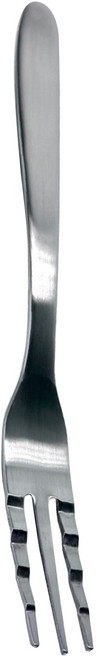 Made In Tsubame 波浪設計義大利麵叉 日本燕三條製造 18-8不鏽鋼 PS-3628, 銀色, 1個
