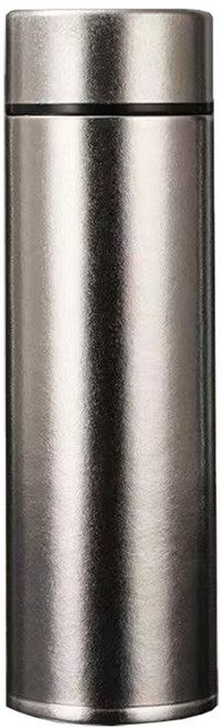 GER 泰 內外純鈦保溫杯, 銀色, 1個, 500ml