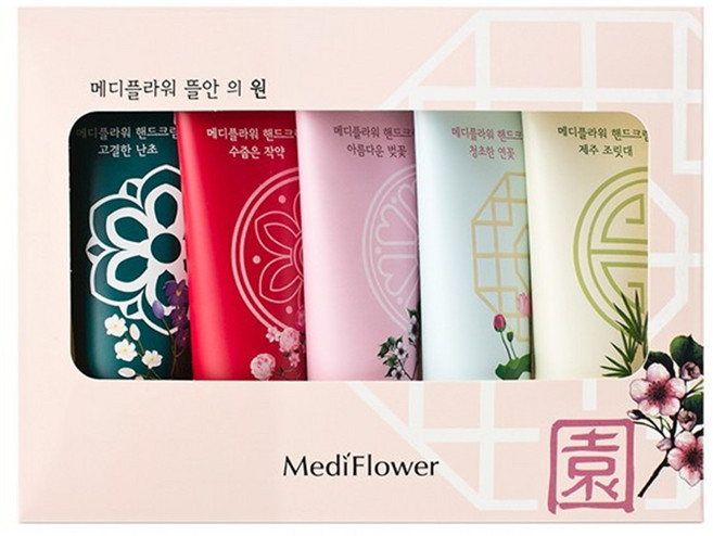 MediFlower 園護手霜禮盒5件組 50g, 1套