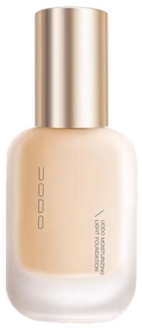 UODO 優沃朵 輕透美肌粉底液 30ml, W02 亮膚色, 1個