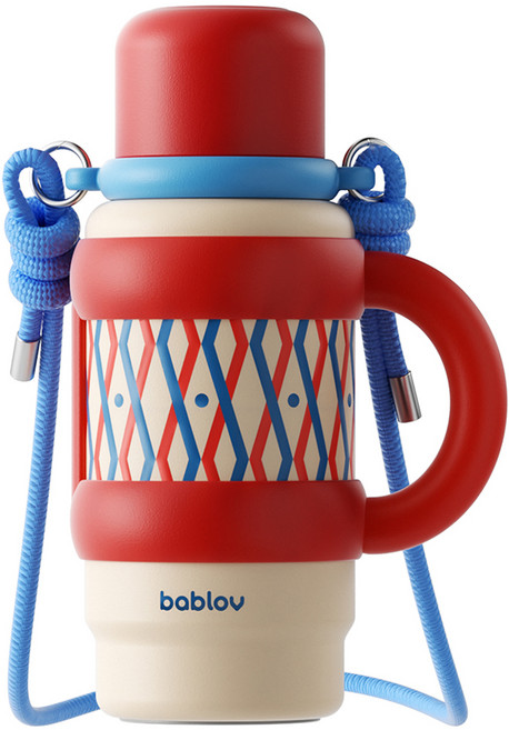 bablov 花伴森 316漫遊手提保溫水壺, 暖暖漫遊, 1個, 660ml