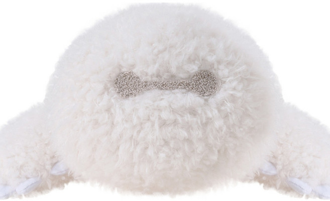 Disney STORE 大英雄天團 Bearmax Cloud 中型絨毛娃娃 212Q324C017, 混合顏色, 1個, 38.1cm