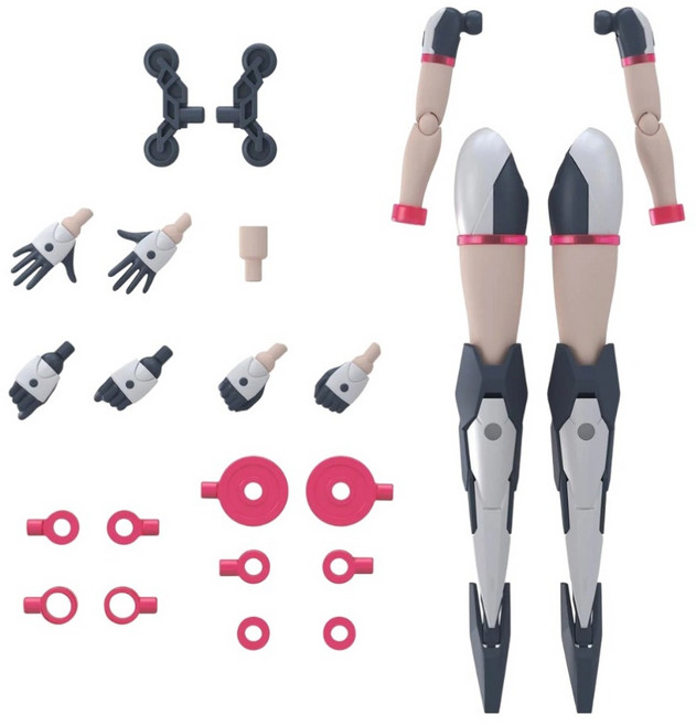 BANDAI 30MS 組裝少女輕作戰 配件套組20 水上行動組件組裝模型 顏色B, 1個