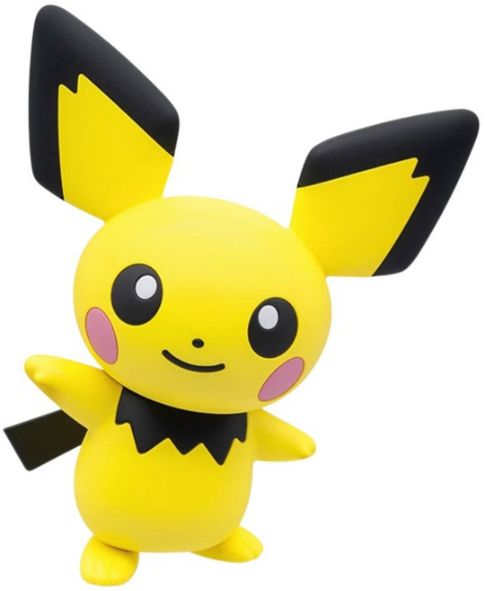 BANDAI 快組版 Pokemon PLAMO 收藏集 024 皮丘 組裝模型, 1個