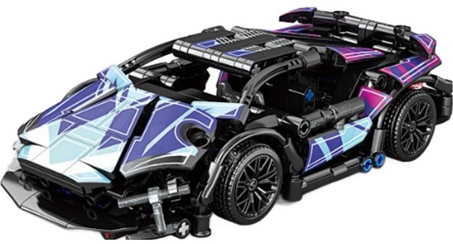 Prand 積木 1:20 超級跑車 Sián FK937 QM00165 317片, 1個