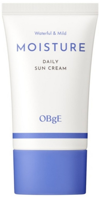 OBgE 台灣公司貨 水潤舒緩防曬乳 SPF50+ PA++++, 1條, 50ml