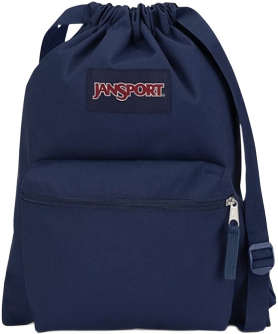 JANSPORT DRAW SACK 後背包 JS0A83LQ003, 海軍藍, 1個