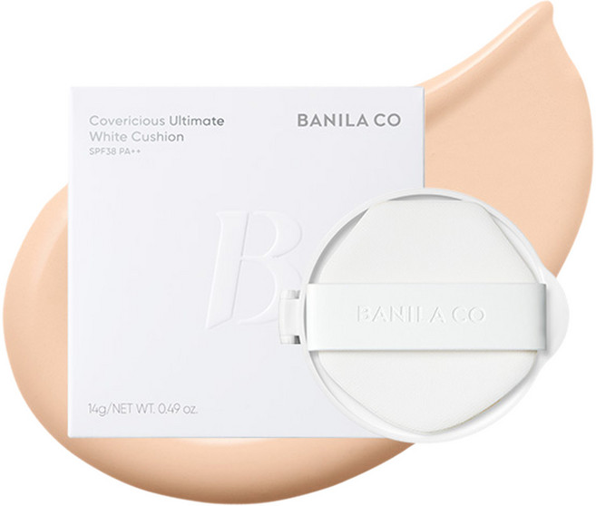BANILA CO 芭妮蘭 Covericious超完美持久無瑕氣墊粉餅補充芯 14g, 1顆, 21 Rose